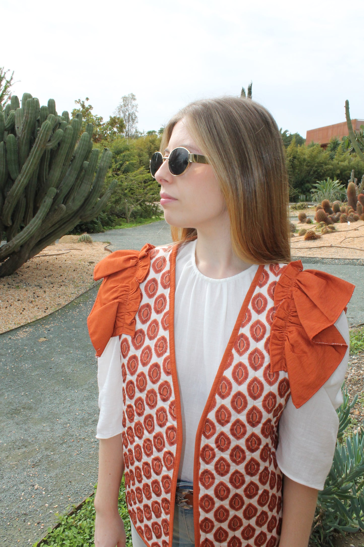 Camelia Vest Orange